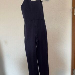 Old Navy Blue Sleeveless Jumpsuit with Relaxed Fit